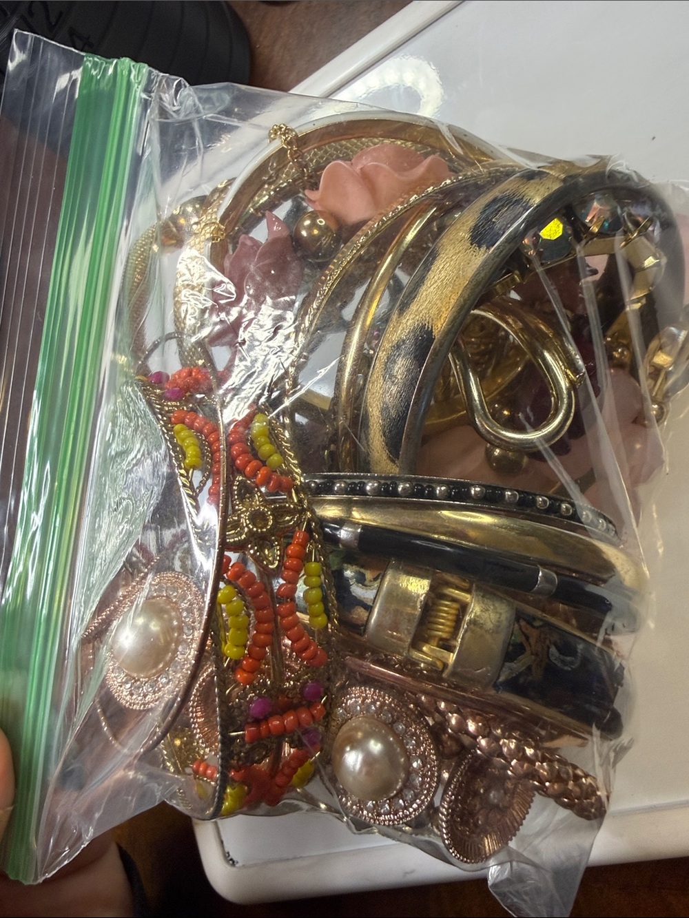 Mixed Gold and Multicolor Women's Bracelet Set